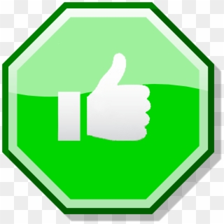 2000px-ok X Nuvola Green Alternate - Stop Sign Green Png, Transparent Png