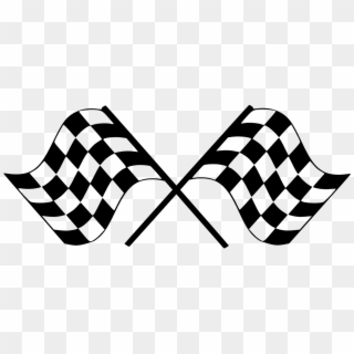 Finish Flag Checkered Car Race Png Image - Racing Flags Png Clipart, Transparent Png