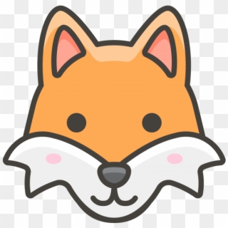 Fox Face Emoji - Cartoon, HD Png Download