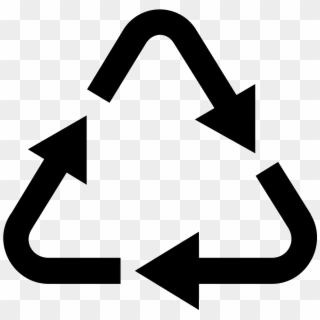 The Logo Is Made Of Three Arrows That Are Arranged - Recycling Icon, HD Png Download