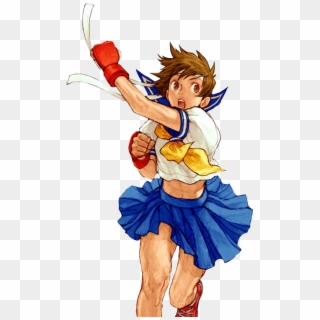 Street Fighter Sakura Png - Sakura Kasugano Vs Yuri Sakazaki, Transparent Png