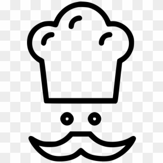 Chef Hat Moustache Avatar Comments - Chef Hat Logo Png, Transparent Png