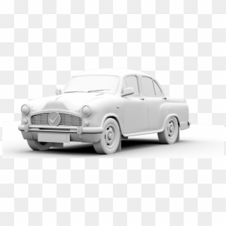 Occlusion1 Wire Frnt Occlusion1 Wire Back Occlusion1 - Hindustan Ambassador, HD Png Download