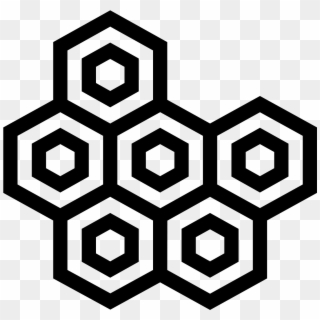 Inch Hexagon Pattern - Honeycomb Doodle Png, Transparent Png