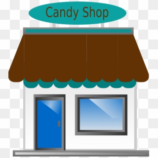 How To Set Use Candy Shop Front Svg Vector - Candy Store Clipart Png, Transparent Png