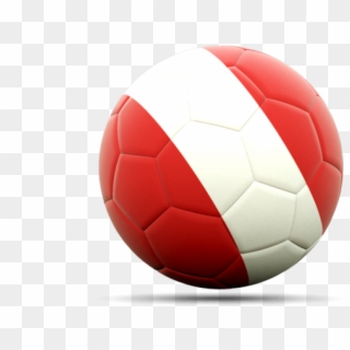 Illustration Of Flag Of Peru - Peru Flag On Football, HD Png Download