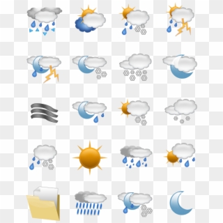 Weather Icons - Pack Weather Icon Png, Transparent Png