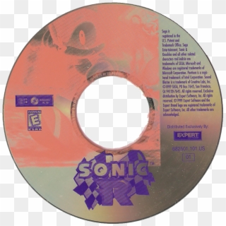 Art) - Sonic R Pc Disc, HD Png Download