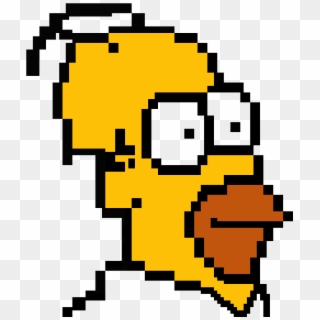 Homer Simpson - Pixel Art Homer, HD Png Download