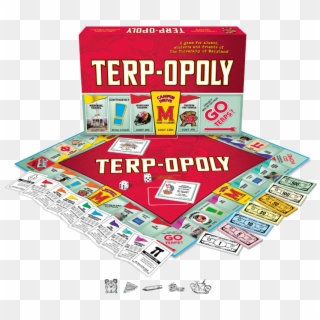 Terp-opoly University Of Maryland Monopoly Game, College, - Monopoly, HD Png Download