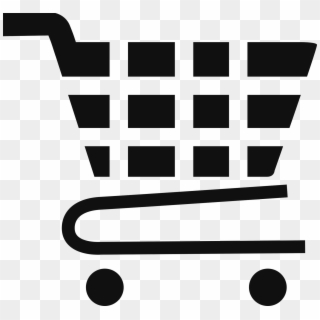 Shopping Cart Icon Png Black - Food Retail Icon, Transparent Png