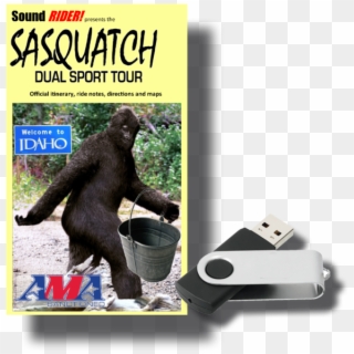 Sasquatch Dual Sport Adventure Tour - Sassy The Sasquatch Volcano Bong, HD Png Download