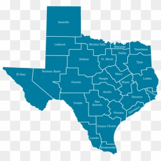 Texas Map - Black State Of Texas, HD Png Download