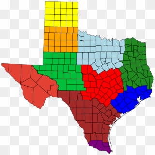 Texas Map Png , Png Download - Austin's Colony On Texas Map, Transparent Png