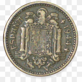 Peseta Aguila Spain Franco Png Image - Coin, Transparent Png