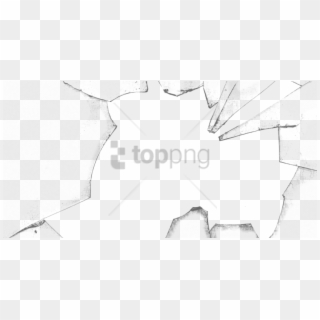Free Png Large Opening Broken Glass Png Image With - Crack In Screen Png, Transparent Png