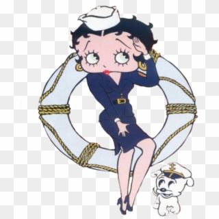 Betty Loves The Navy Ded - Betty Boop, HD Png Download