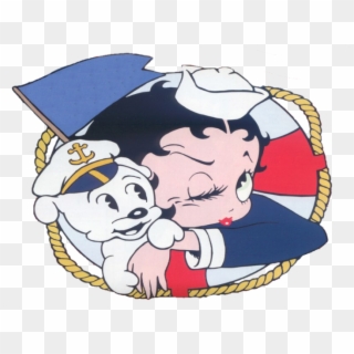 Ss Betty Boop - Betty Boop With Her Dog, HD Png Download