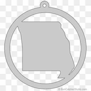 Missouri Outline Png Transparent Background - Circle, Png Download