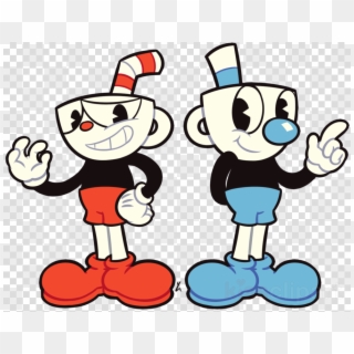 Cuphead Png Clipart Cuphead Drawing Clip Art - Cuphead And Mugman Png, Transparent Png
