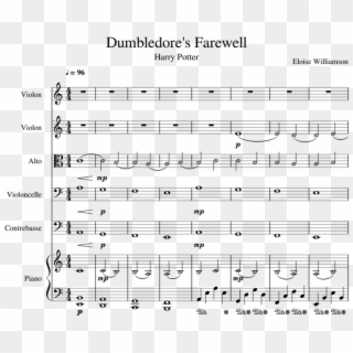 Dumbledore S Farewell - Avanzan Las Patrullas Partitura, HD Png Download