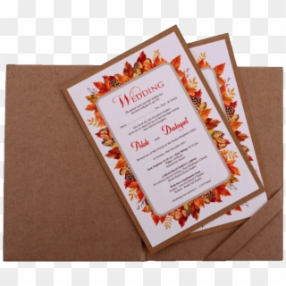 Kraft Wedding Invitations - Envelope, HD Png Download