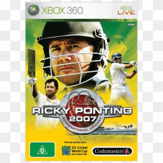 Ricky Ponting International Cricket 2007 - Ricky Ponting Cricket 2007, HD Png Download