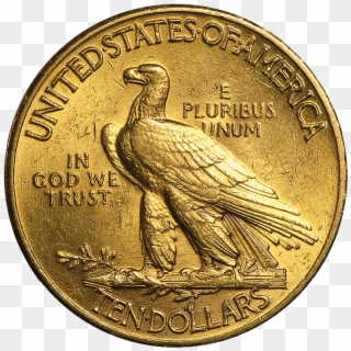 $10 Indian Eagle , Contains - Indian Head 10 Dollar Gold Coin 1914, HD Png Download