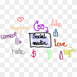 Social Media Networks - Animasi Social Media Png, Transparent Png