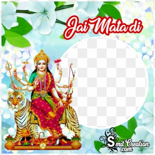 Add This Frame To Your Photo - Happy Navratri 2019, HD Png Download