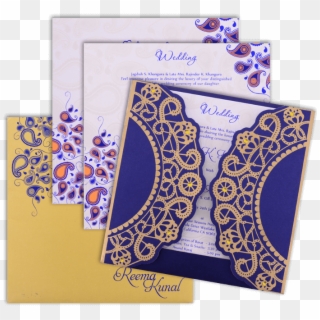 Custom Wedding Cards - Flower Designer Wedding Gujarati Folding Kankotri Video, HD Png Download