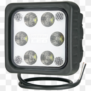 Led Work Lamp With Magnetic Holder, Spiral Cable And - Floodlight, HD Png Download