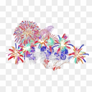 New Year Fireworks Png - Transparent Background Fireworks Gif Png, Png Download