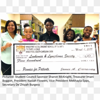Kmmsa Student Council Collects Pennies For Patients - Girl, HD Png Download