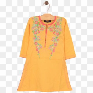 14957134450 Mushrooms Yellow Shirt With Gharara - Mushrooms Girls Clothes Pakistan, HD Png Download