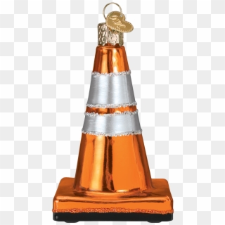 Traffic Or Construction Cone Glass Ornament - Lighthouse, HD Png Download