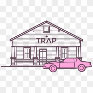 Trap House Png Transparent Background - Drawing Of A Trap House, Png