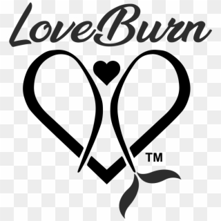 Lb19 Love Burn Logo Tm - Heart, HD Png Download