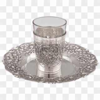 Free Png Silver And Glass Kiddush Cup Png Image With - Decanter, Transparent Png
