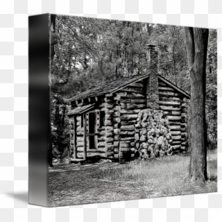 Shack Drawing Little Cabin - Log Cabin, HD Png Download