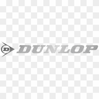 Dunlop Tires Sponsor Decal Adidas Logo, Black And White, - Dunlop, HD Png Download