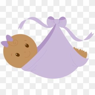 Its A Girl Clipart Purple - Baby Shower Clipart, HD Png Download