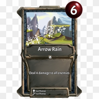 [card] Arrow Rain - Illustration, HD Png Download