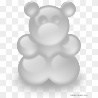 Gummy Bear Clipart Grey Bear - Gummy Bear Clipart Png, Transparent Png
