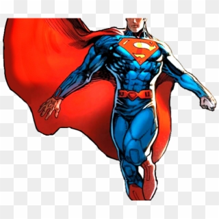 Drawn Superman Flying - Superman Flying Transparent Background, HD Png Download