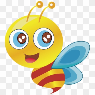 Bee Butterfly Clip Art - نحلات صغيره, HD Png Download
