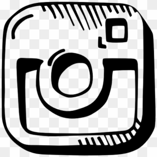 Instagram Png White & Black Logo, Transparent Png