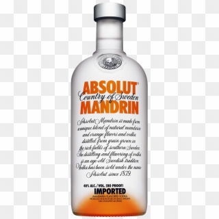 Absolut Mandrin Flavoured Vodka , Png Download - Absolut Vodka, Transparent Png