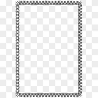 520 X 749 3 - White Simple Frame Png, Transparent Png