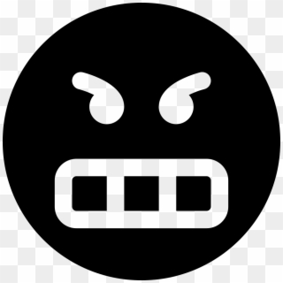 Frustrated Emoticon Smiley Face Angry Comments - Frustrated Icon White Png, Transparent Png